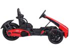 Lean Cars, gokart, pojazd na akumulator, czerwony, CH9939