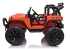 Lean Cars, Jeep, pojazd na akumulator, JC666, pomarańczowy