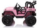 Lean Cars, Jeep, pojazd na akumulator, JC666, różowy
