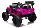 Lean Cars, Jeep, pojazd na akumulator, JC666, różowy