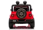 Lean Cars, Jeep Rubicon, pojazd na akumulator 4-4, DK-JWR556 4-200W 24V, czerwony