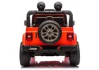 Lean Cars, Jeep Rubicon, pojazd na akumulator 4-4, DK-JWR556 4-200W 24V, pomarańczowy