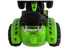 Lean Cars, koparka, pojazd na akumulator, zielony