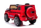 Lean Cars, Mercedes-Benz G63, pojazd na akumulator, czerwony