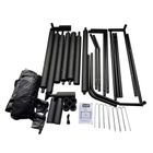 Lean Sport, bramka piłkarska przenośna dla dzieci, metalowa, 300-200-120 cm