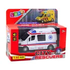 Lean Toys, ambulans, pojazd interaktywny, 1:32