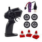 Lean Toys, auto sportowe, pojazd zdalnie sterowany z wymiennymi kołami, czerwone