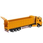 Lean Toys, ciężarówka wywrotka, żółta
