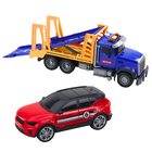 Lean Toys, ciężarówka z lawetą i samochodem