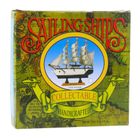 Lean Toys, Dekoracyjny Statek Żaglowiec, czarno-biały, 21-21 cm