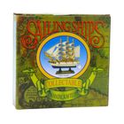 Lean Toys, dekoracyjny statek żaglowiec, model kolekcjonerski, biało-niebieski, 16-15cm