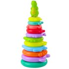 Lean Toys, dinozaur, piramida sensoryczna, 12 elementów