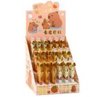 Lean Toys, długopis żelowy, kapibara, niebieski tusz, 14 cm, 1 szt.