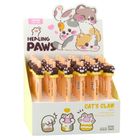 Lean Toys, długopis żelowy, kocia łapka, niebieski, 15 cm, 0.5 mm, 1 szt.