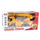 Lean Toys, dźwig z hakiem, pojazd zdalnie sterowany, żółty, 2.4G