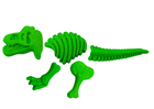 Lean Toys, foremki do piasku, dinozaury, zielone