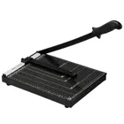 Lean Toys, gilotyna do papieru A4, metalowa, czarna