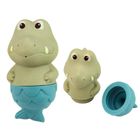 Lean Toys, gumowe zabawki do kąpieli, syrenki, 4 szt.