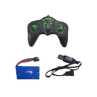 Lean Toys, Huina, koparko ładowarka, pojazd interaktywny, zielona, 1:14