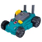 Lean Toys, interaktywna kosiarka ogrodowa, zielona