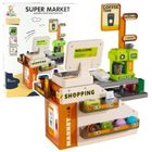 Lean Toys, kasa sklepowa z ladą i akcesoriami, interaktywna, 70 elementów