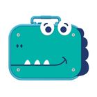 Lean Toys, klocki do skręcania z walizką, dinozaury, 228 elementów