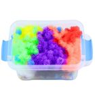 Lean Toys, klocki konstrukcyjne na rzepy, 836 elementów