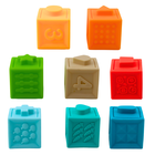 Lean Toys, klocki sensoryczne dla malucha, 8el