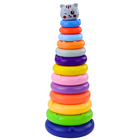 Lean Toys, kot, piramida sensoryczna, 41-15,5-15,5 cm