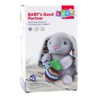 Lean Toys, króliczek z pozytywką, maskotka