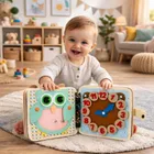 Lean Toys, książeczka sensoryczna 3D, filcowa, zwierzęta