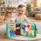 Lean Toys, książeczka sensoryczna 3D, filcowa, zwierzęta domowe