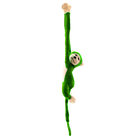 Lean Toys, małpka, maskotka interaktywna, zielona, 60 cm
