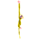 Lean Toys, małpka, maskotka interaktywna, żółta, 80 cm