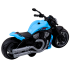 Lean Toys, motocykl, pojazd interaktywny, niebieski
