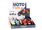 Lean Toys, motocykl policyjny, pojazd interaktywny, 1 szt.