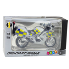 Lean Toys, motocykl policyjny, pojazd interaktywny, 1:12