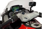 Lean Toys, Motor BMW R1200, Policja, pojazd na akumulator, czerwony