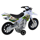Lean Toys, motor crossowy off-road biały