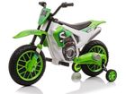 Lean Toys, Motor, pojazd na akumulator, zielony