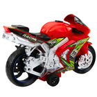 Lean Toys, motor wyścigowy, czerwony