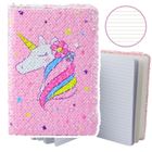 Lean Toys, notatnik A5, 80 kartek, linia, Jednorożec