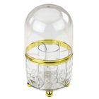 Lean Toys, organizer na pędzle i kosmetyki obrotowy, 360