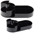 Lean Toys, organizer wielofunkcyjny obrotowy czarny