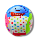 Lean Toys, piłka z grzechotką miękka, 9 cm mix