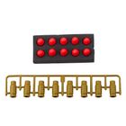 Lean Toys, pistolet na piankowe naboje, łuski