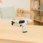 Lean Toys, pistolet na piankowe naboje, łuski, biały