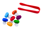 Lean Toys, plaster miodu, sorter pszczółek, drewniana gra zręcznościowa