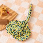 Lean Toys, Płaszczka, maskotka, żółta 50 cm