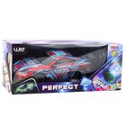 Lean Toys, pojazd wyścigowy ze świecącą karoserią, zdalnie sterowany